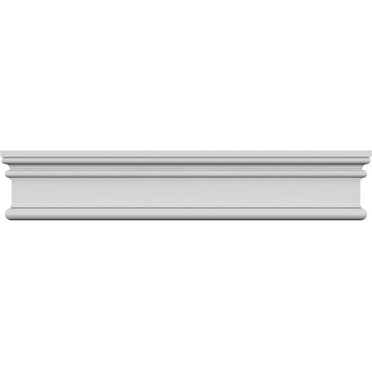 Ekena Millwork 24" Bottom Width x 25.125" Top Width x 3.50"H x.875"P Bedford Crosshead