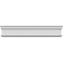 Ekena Millwork 24" Bottom Width x 25.50" Top Width x 4.625"H x 1.125"P Holmdel Crosshead