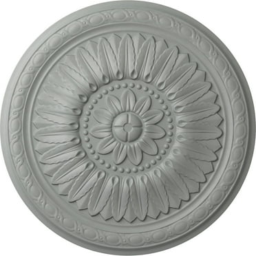 Ekena Millwork 24"OD x 1 5/8"P Temple Ceiling Medallion (Fits Canopies up to 9 1/4")