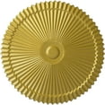 thumbnail image 1 of Ekena Millwork 24"OD x 3"P Shakuras Ceiling Medallion (Fits Canopies up to 5"), Hand-Painted Rich Gold, 1 of 6
