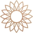 thumbnail image 1 of Ekena Millwork 24"OD x 8 3/8"ID x 3/8"T Daisy Wood Fretwork Pierced Ceiling Medallion, Cherry, 1 of 3
