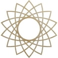 thumbnail image 1 of Ekena Millwork 24"OD x 9 1/4"ID x 1/4"T Eleanor Wood Fretwork Pierced Ceiling Medallion, Birch, 1 of 3