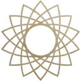 thumbnail image 1 of Ekena Millwork 24"OD x 9 1/4"ID x 1/4"T Eleanor Wood Fretwork Pierced Ceiling Medallion, Hickory, 1 of 3