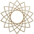 thumbnail image 1 of Ekena Millwork 24"OD x 9 1/4"ID x 1/4"T Eleanor Wood Fretwork Pierced Ceiling Medallion, Red Oak, 1 of 3
