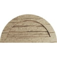 thumbnail image 1 of Ekena Millwork 24"W x 12"H Timberthane Riverwood Half Round Faux Wood Non-Functional Gable Vent, Primed Tan, 1 of 5