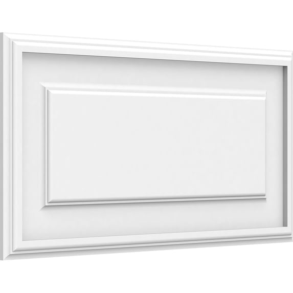 Ekena Millwork 24"W x 12"H x 5/8"P Legacy Raised Panel Decorative Wall Panel