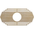 thumbnail image 1 of Ekena Millwork 24"W x 12"H x 6 1/4"ID x 3/8"T Chrysler Wood Fretwork Pierced Ceiling Medallion, Birch, 1 of 3