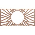 thumbnail image 1 of Ekena Millwork 24" W x 12" H x 8 7/8" ID x 1/4" T Hoover Wood Fretwork Pierced Ceiling Medallion, Wood, 1 of 3
