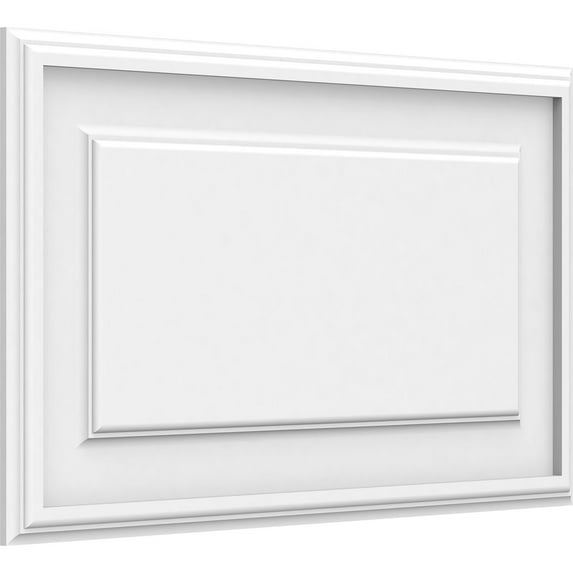 Ekena Millwork 24"W x 14"H x 5/8"P Legacy Raised Panel Decorative Wall Panel