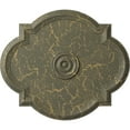 thumbnail image 1 of Ekena Millwork 24"W x 20 1/2"H x 1 1/8"P Waltz Ceiling Medallion (Fits Canopies up to 5 1/4"), Hand-Painted Witch Hazel Crackle, 1 of 5