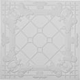 thumbnail image 1 of Ekena Millwork 24"W x 24"H x 3/4"P Hillsborough Ceiling Tile (2-Pack), 1 of 4