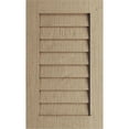 thumbnail image 1 of Ekena Millwork 24"W x 42"H Timberthane Rough Cedar Vertical Faux Wood Non-Functional Gable Vent, Primed Tan, 1 of 5
