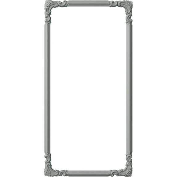 Ekena Millwork 24"W x 48"H Ashford Panel Moulding Kit (Single Panel)