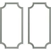 Ekena Millwork 24"W x 48"H Claremont Panel Moulding Kit (Double Panel)