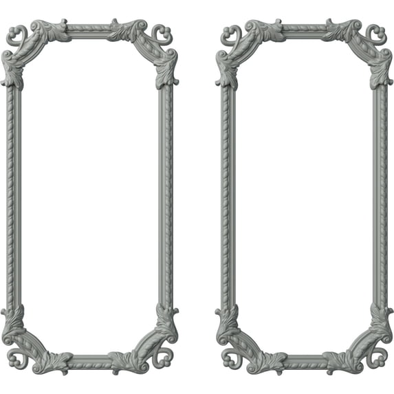 Ekena Millwork 24"W x 48"H Devon Rope Panel Moulding Kit (Double Panel)