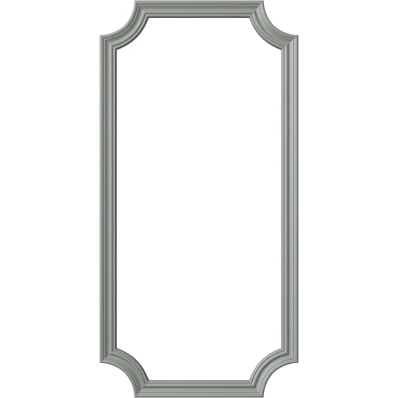 Ekena Millwork 24"W x 48"H Oxford Smooth Panel Moulding Kit (Single Panel)