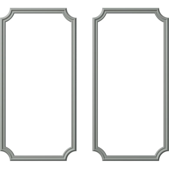 Ekena Millwork 24"W x 48"H Seville Panel Moulding Kit (Double Panel)