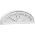 thumbnail image 1 of Ekena Millwork 24"W x 7"H x 2"P Elliptical 4 Spoke Architectural Grade PVC Pediment, 1 of 7