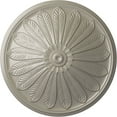 thumbnail image 1 of Ekena Millwork 25 1/2"OD x 5 1/2"P Brontes Ceiling Medallion (Fits Canopies up to 3 5/8"), Hand-Painted Pearl White, 1 of 6