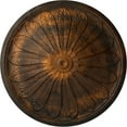 thumbnail image 1 of Ekena Millwork 25 1/2"OD x 5 1/2"P Brontes Ceiling Medallion (Fits Canopies up to 3 5/8"), Hand-Painted Rust, 1 of 6