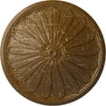 thumbnail image 1 of Ekena Millwork 25 1/2"OD x 5 1/2"P Brontes Ceiling Medallion (Fits Canopies up to 3 5/8"), Hand-Painted Smokey Topaz Crackle, 1 of 6