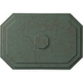 thumbnail image 1 of Ekena Millwork 25 1/4"W x 17 1/4"H x 1 3/4"P Felix Ceiling Medallion, Hand-Painted Cloud Burst Crackle, 1 of 5
