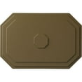thumbnail image 1 of Ekena Millwork 25 1/4"W x 17 1/4"H x 1 3/4"P Felix Ceiling Medallion, Hand-Painted Mississippi Mud, 1 of 5