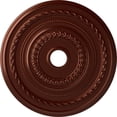 thumbnail image 1 of Ekena Millwork 25 3/8"OD x 3 3/8"ID x 1 3/8"P Cole Ceiling Medallion (Fits Canopies up to 9 1/8"), Hand-Painted Antique Copper, 1 of 7