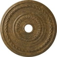 thumbnail image 1 of Ekena Millwork 25 3/8"OD x 3 3/8"ID x 1 3/8"P Cole Ceiling Medallion (Fits Canopies up to 9 1/8"), Hand-Painted Rubbed Bronze, 1 of 7