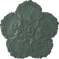 thumbnail image 1 of Ekena Millwork 25 5/8"OD x 1"P Shell Ceiling Medallion, Hand-Painted Cloud Burst, 1 of 6