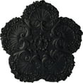 thumbnail image 1 of Ekena Millwork 25 5/8"OD x 1"P Shell Ceiling Medallion, Hand-Painted Steel Gray, 1 of 6