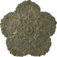 thumbnail image 1 of Ekena Millwork 25 5/8"OD x 1"P Shell Ceiling Medallion, Hand-Painted Witch Hazel Crackle, 1 of 6