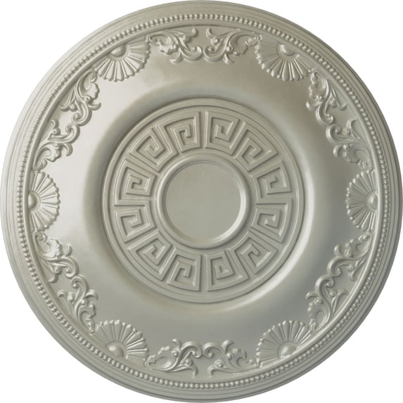 Ekena Millwork 25 7/8"OD x 2 1/4"P Nestor Ceiling Medallion (Fits Canopies up to 5"), Hand-Painted Flash Copper