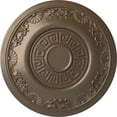 thumbnail image 1 of Ekena Millwork 25 7/8"OD x 2 1/4"P Nestor Ceiling Medallion (Fits Canopies up to 5"), Hand-Painted Warm Silver, 1 of 6