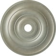 thumbnail image 1 of Ekena Millwork 26 1/2"OD x 3 5/8"ID x 1 1/2"P Jefferson Ceiling Medallion (Fits Canopies up to 5"), Hand-Painted Flash Gold, 1 of 6