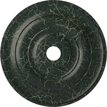 Ekena Millwork 26 1/2"OD x 3 5/8"ID x 1 1/2"P Jefferson Ceiling Medallion (Fits Canopies up to 5"), Hand-Painted Painted Turtle Crackle