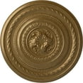 thumbnail image 1 of Ekena Millwork 26 1/4"OD x 1 1/2"P Pearl Ceiling Medallion (Fits Canopies up to 1 7/8"), Hand-Painted Pale Gold, 1 of 5
