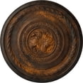 thumbnail image 1 of Ekena Millwork 26 1/4"OD x 1 1/2"P Pearl Ceiling Medallion (Fits Canopies up to 1 7/8"), Hand-Painted Rust, 1 of 5