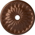 thumbnail image 1 of Ekena Millwork 26 3/4"OD x 3 5/8"ID x 1 3/8"P Elsinore Ceiling Medallion (Fits Canopies up to 3 5/8"), Hand-Painted Copper Penny, 1 of 6