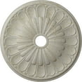 thumbnail image 1 of Ekena Millwork 26 3/4"OD x 3 5/8"ID x 1 3/8"P Elsinore Ceiling Medallion (Fits Canopies up to 3 5/8"), Hand-Painted Pot of Cream Crackle, 1 of 6