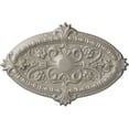 thumbnail image 1 of Ekena Millwork 26 3/8"W x 17 1/4"H x 1 3/4"P Marcella Ceiling Medallion (Fits Canopies up to 3"), Hand-Painted Pearl White, 1 of 4