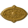 thumbnail image 1 of Ekena Millwork 26 3/8"W x 17 1/4"H x 1 3/4"P Marcella Ceiling Medallion (Fits Canopies up to 3"), Hand-Painted Pharaohs Gold, 1 of 4
