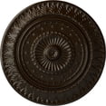 thumbnail image 1 of Ekena Millwork 26 5/8"OD x 2 1/4"P Christopher Ceiling Medallion, Hand-Painted Bronze, 1 of 5