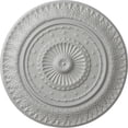 thumbnail image 1 of Ekena Millwork 26 5/8"OD x 2 1/4"P Christopher Ceiling Medallion, Hand-Painted Frost, 1 of 5