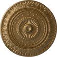 thumbnail image 1 of Ekena Millwork 26 5/8"OD x 2 1/4"P Christopher Ceiling Medallion, Hand-Painted Pale Gold, 1 of 5
