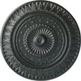 thumbnail image 1 of Ekena Millwork 26 5/8"OD x 2 1/4"P Christopher Ceiling Medallion, Hand-Painted Pewter, 1 of 5