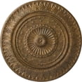 thumbnail image 1 of Ekena Millwork 26 5/8"OD x 2 1/4"P Christopher Ceiling Medallion, Hand-Painted Rubbed Bronze, 1 of 5