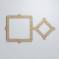 thumbnail image 1 of Ekena Millwork 26 7/8"W x 15 3/8"H x 3/8"T Medium Arcadia Decorative Fretwork Wood Wall Panels, Hickory, 1 of 3