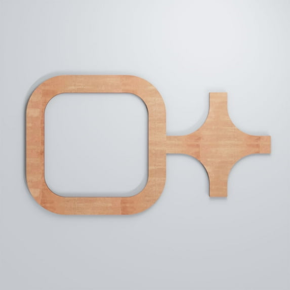 Ekena Millwork 26 7/8"W x 15 3/8"H x 3/8"T Medium Lancaster Decorative Fretwork Wood Wall Panels, Cherry