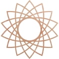 thumbnail image 1 of Ekena Millwork 26"OD x 10"ID x 3/8"T Eleanor Wood Fretwork Pierced Ceiling Medallion, Cherry, 1 of 3